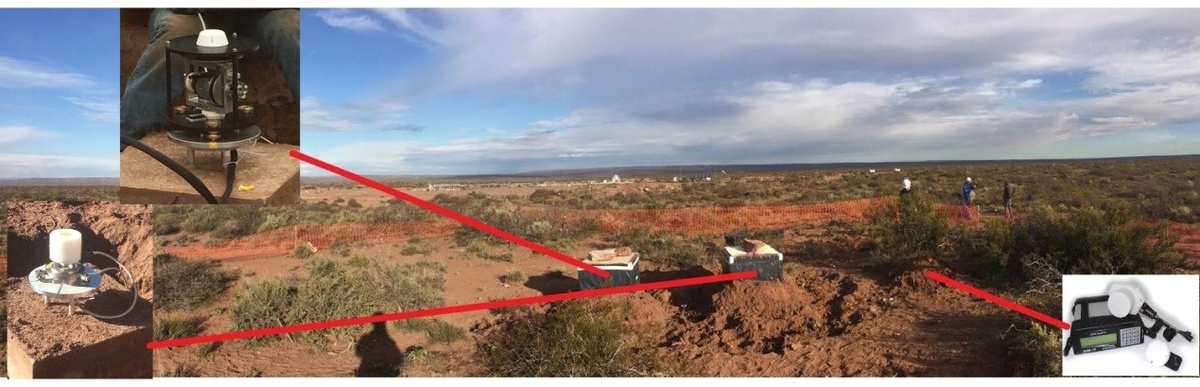 L’observatoire magnétique automatique de l’IRM installé en Argentine intègre 3 instruments géomagnétiques (un magnétomètre scalaire, un magnétomètre vectoriel et un Gyrodif, DIFlux automatique permettant d’automatiser la calibration vectorielle). Le traitement des données est automatisé de même que la transmission satellitaire des données en temps réel jusqu’au Centre de Physique du Globe de l’IRM.
